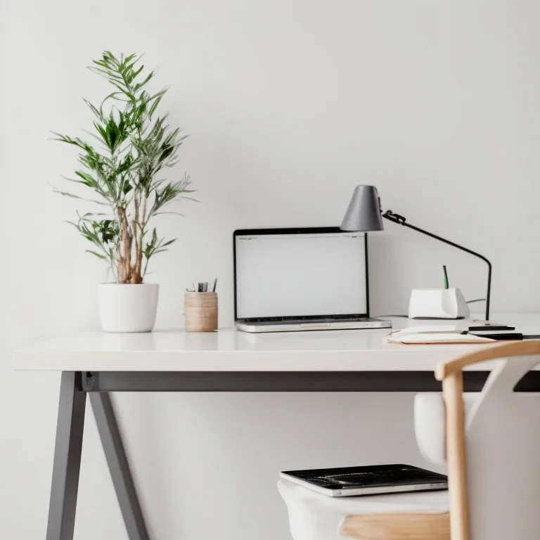 Symbolbild minimalistische Organisation mit klarem Design